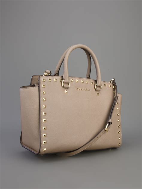 michael kors medium selma satchel review|Michael Kors selma studded.